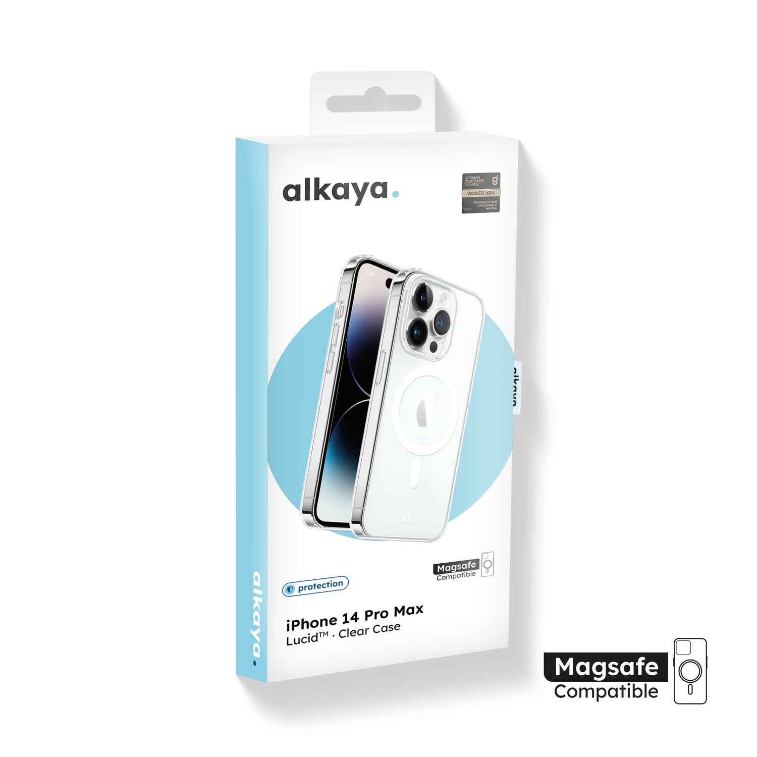 alkaya. | LUCID Clear Case kompatibel mit Magsafe transparent, iPhone 14 Pro Max