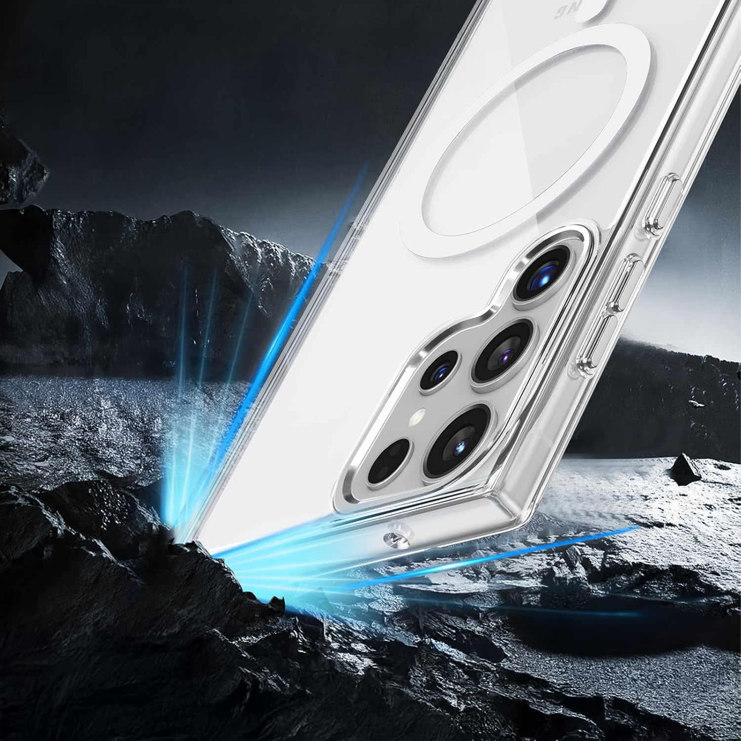 alkaya. | LUCID Clear Case kompatibel mit Magsafe transparent, Samsung S24 Ultra