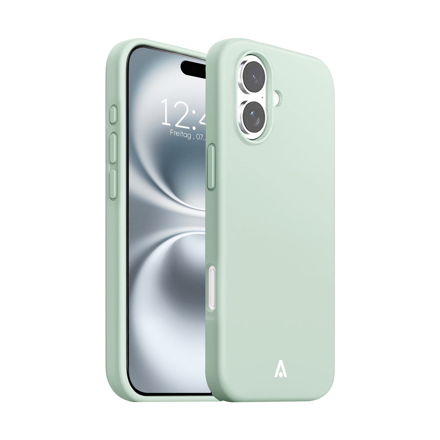 alkaya. | LUCID Silikon Case kompatibel mit Magsafe Mint Grün, iPhone 16