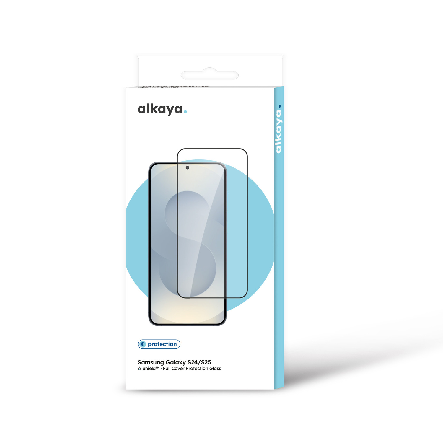 alkaya. | A Shield | Displayschutzglas | 3D Full Cover transparent, Samsung S24 / S25
