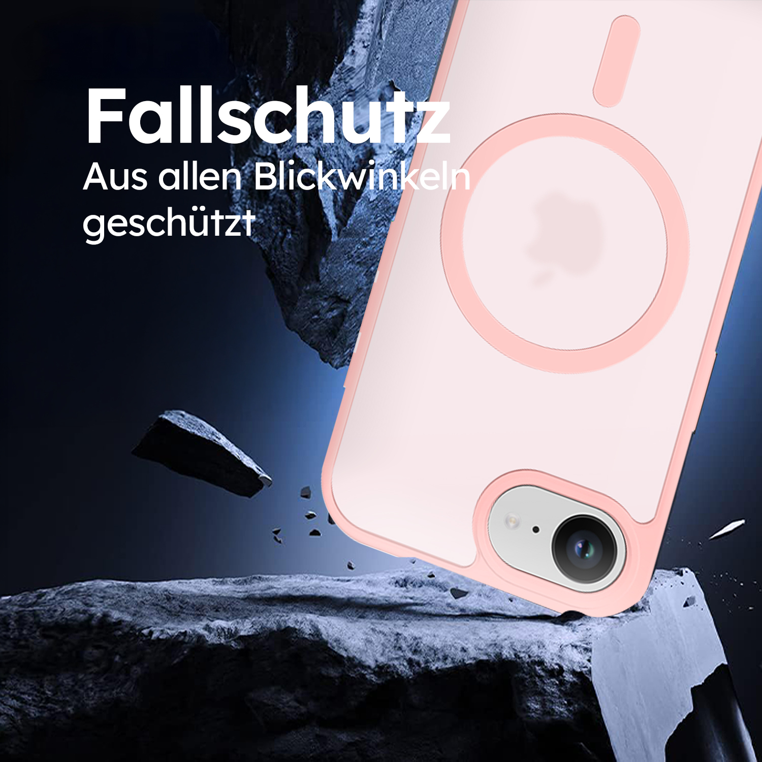 alkaya. | LUCID Protect Case kompatibel mit Magsafe pink, iPhone 16e