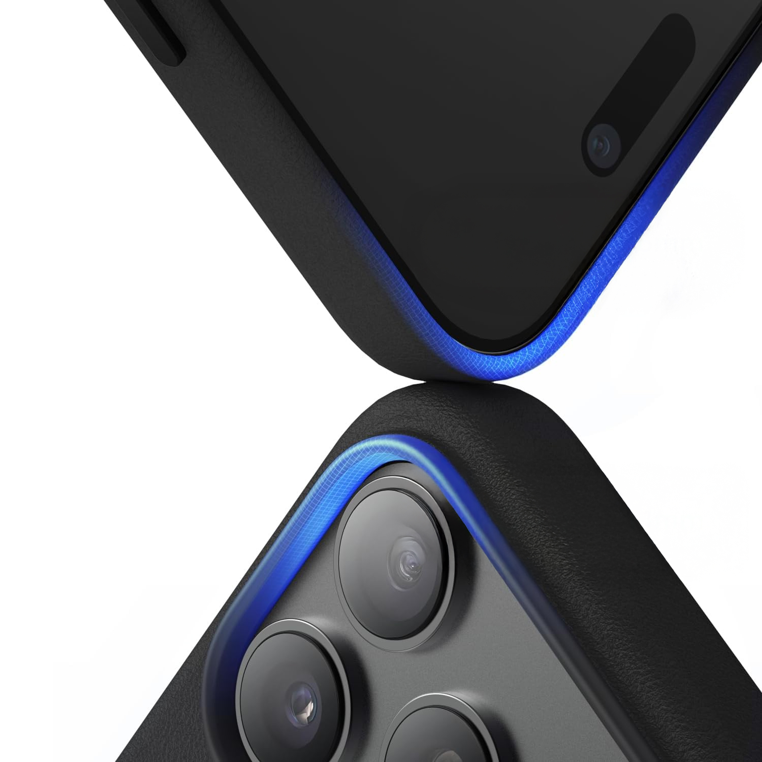 alkaya. | LUCID PU-Leder Case kompatibel mit Magsafe schwarz, iPhone 17 Pro Max