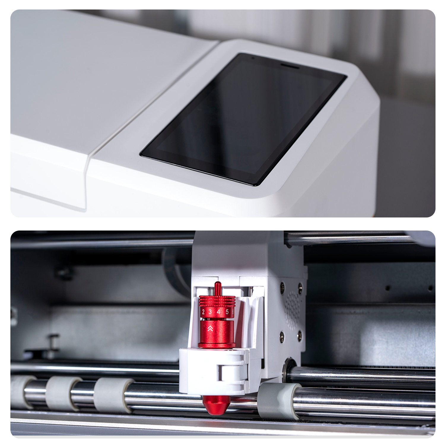 A ShieldTM Flex Form „easy“  Screen Protector Film Cutting Applying Machine . 12,9"