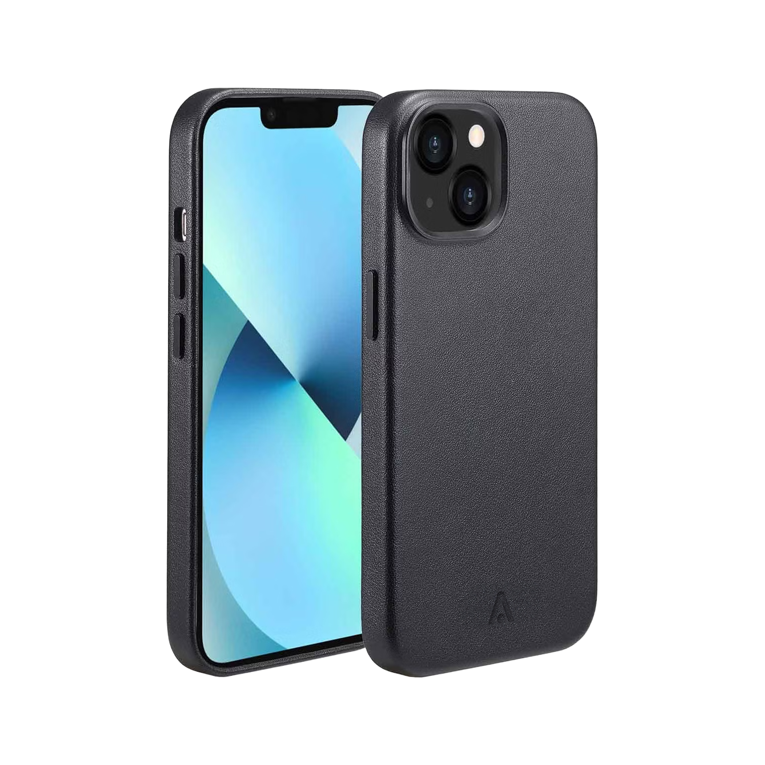 alkaya. | LUCID Pu Leather Case kompatibel mit Magsafe schwarz, iPhone 13