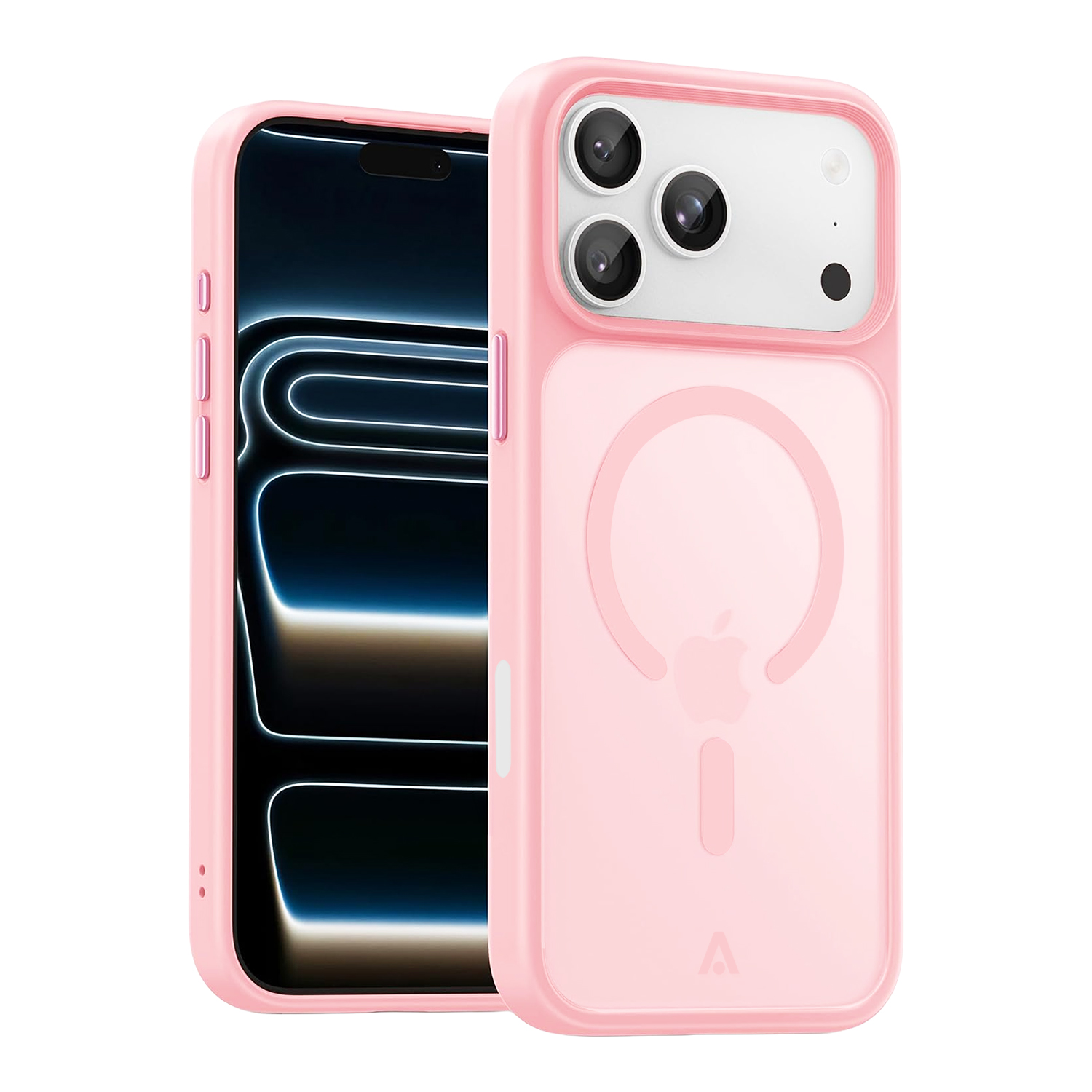 alkaya. | LUCID FROSTED Case kompatibel mit Magsafe pink, iPhone 17 Pro Max/18 Pro Max