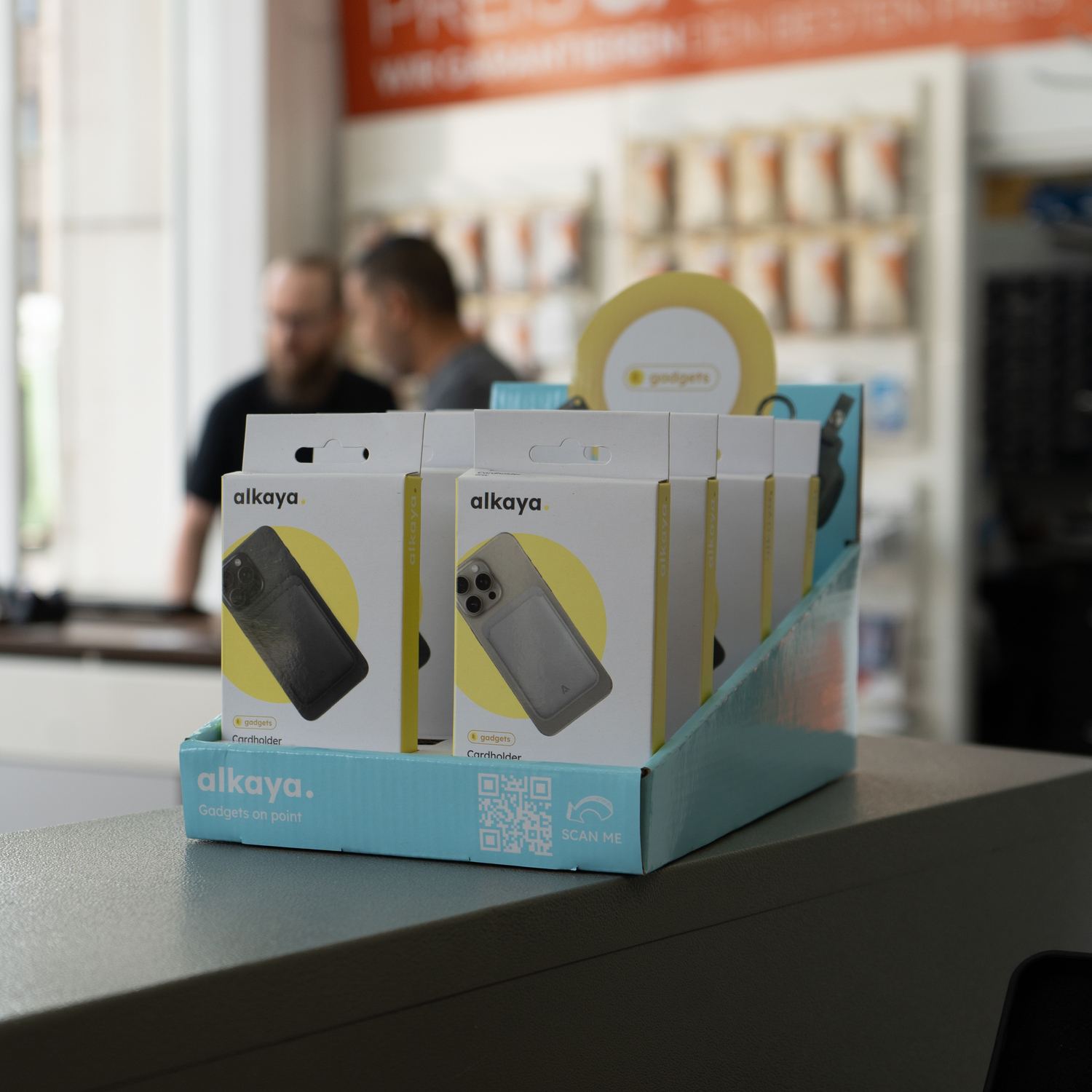 alkaya. | Theken Displays  | Energy / Gadget  | klein grün / gelb