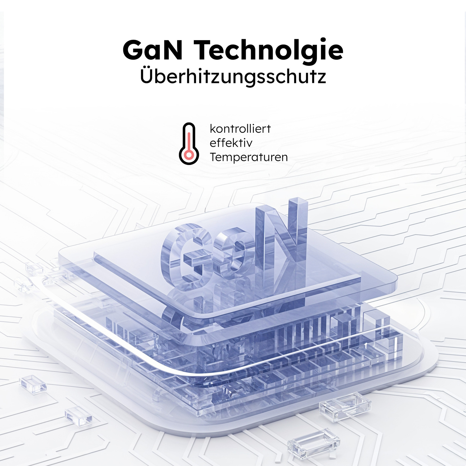 alkaya. | NEXUS | Ladegerät mit GaN Technologie | 65W Schwarz, USB C+C+A