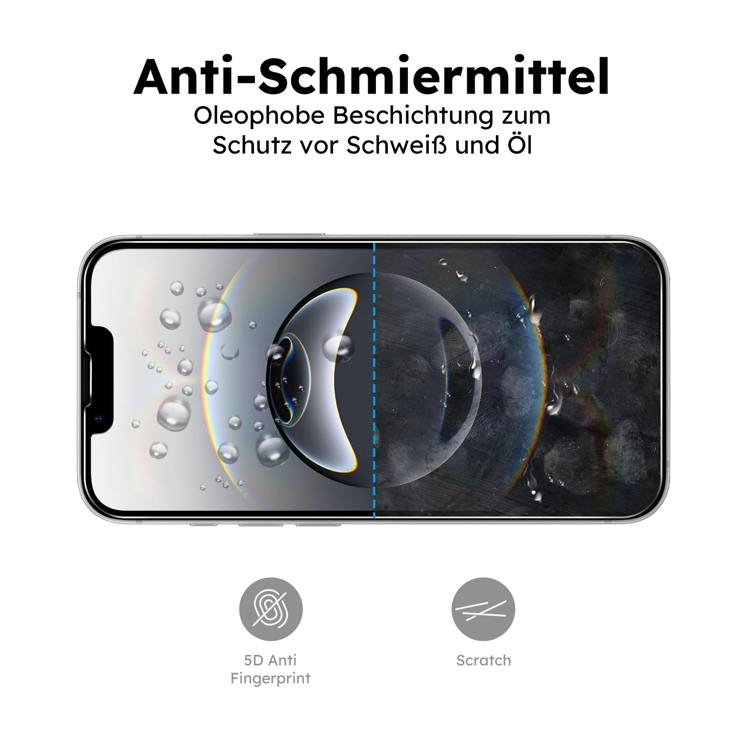 alkaya. | A Shield | Displayschutzglas | 3D Full Cover transparent, iPhone 16e