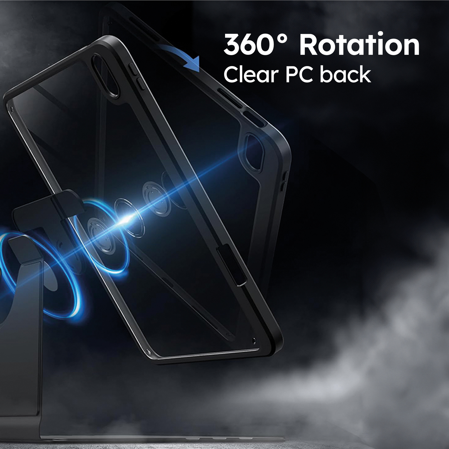 alkaya. | LUCID iPad Schutzhülle 360 FlexStand Case schwarz, iPad series 10/11