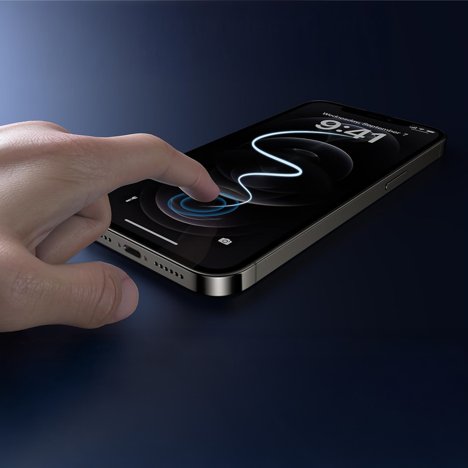 alkaya. | A Shield | Display-Sichtschutzglas | 3D Full Cover | Privacy, iPhone 12 Pro Max