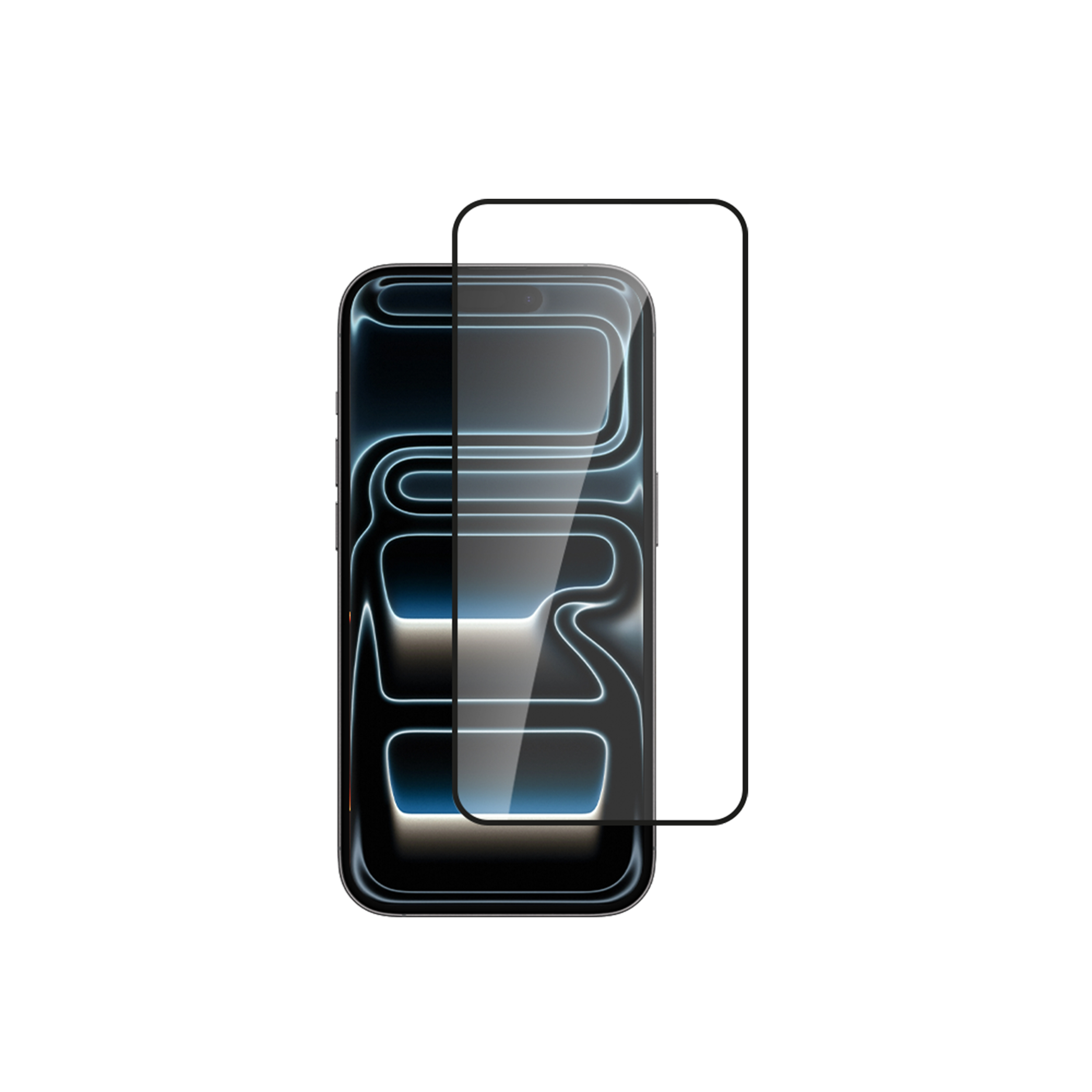 alkaya. | A Shield | Displayschutzglass | 3D Full Cover, transparent, iPhone 17 Pro Max