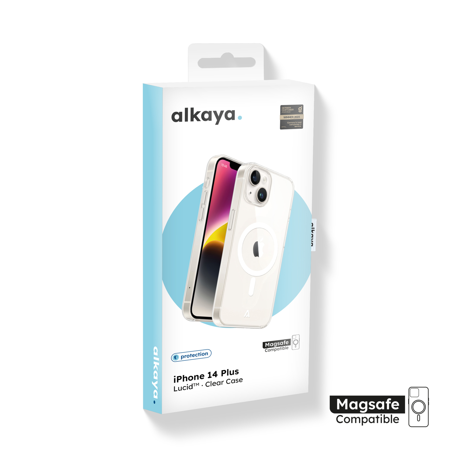 alkaya. | LUCID Clear Case kompatibel mit Magsafe transparent, iPhone 14 Plus