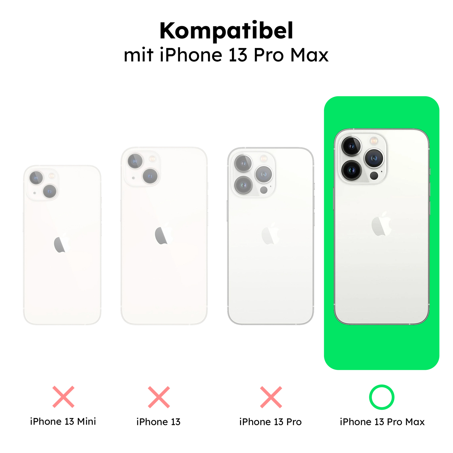 alkaya. | LUCID Clear Case kompatibel mit Magsafe transparent, iPhone 13 Pro Max