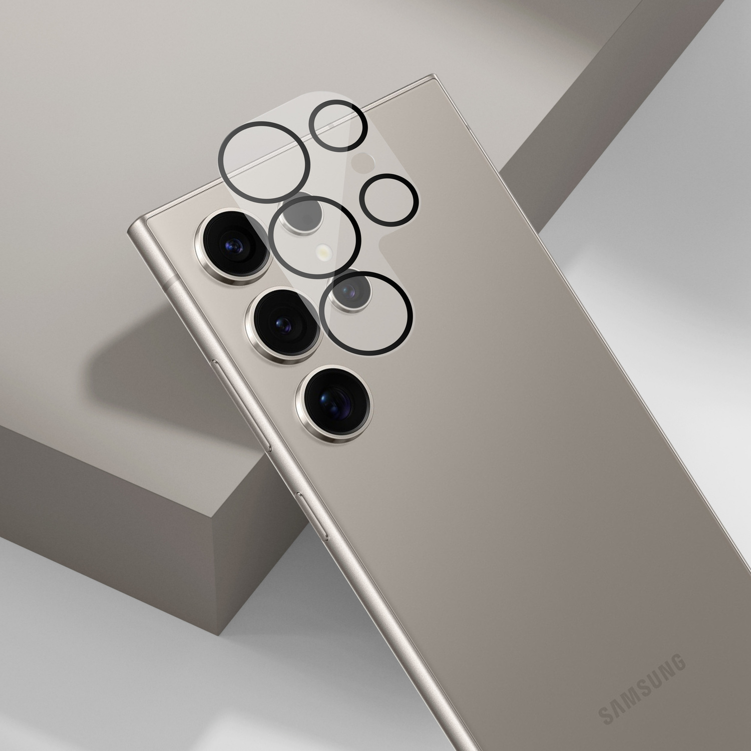 alkaya. | Lens Shield | Kameraschutzglas, Transparent Samsung S24 Ultra