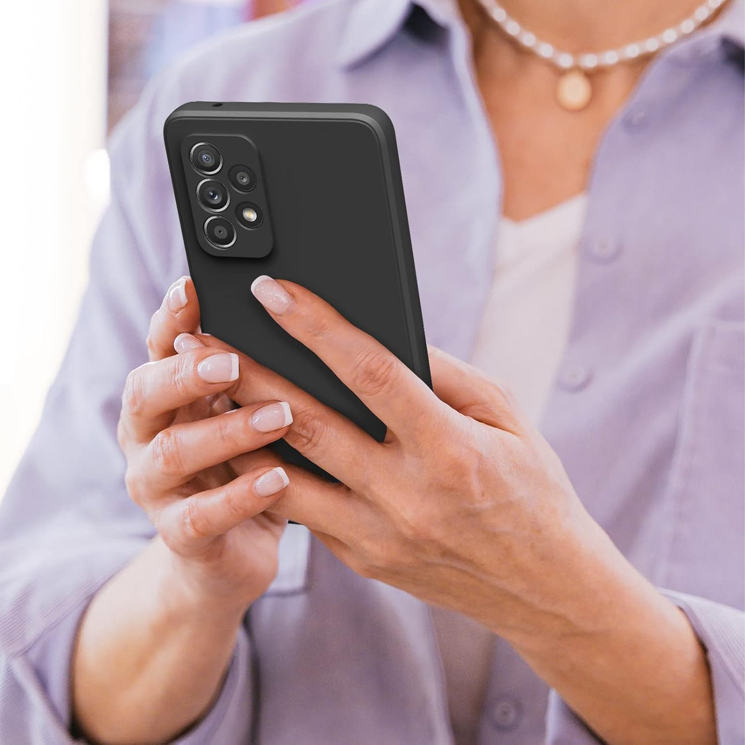 alkaya. | LUCID Silikon Case schwarz, Samsung A52