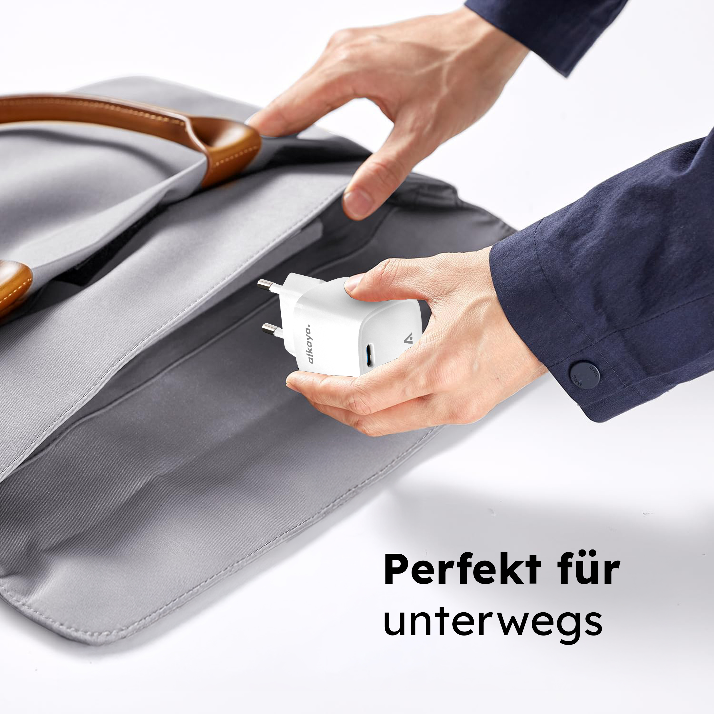 alkaya. | NEXUS | Ladegerät mit GaN Technologie | 20W weiß, USB C