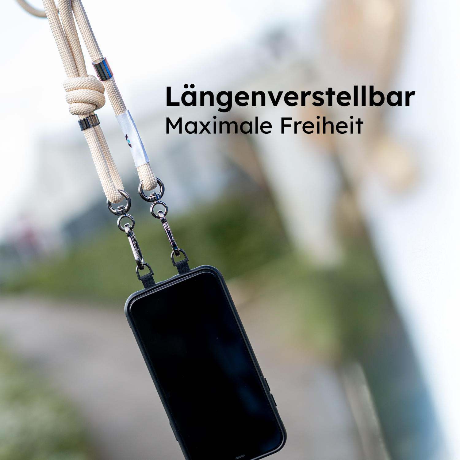 alkaya. | A Strap | Premium Lanyard Handykette schwarz