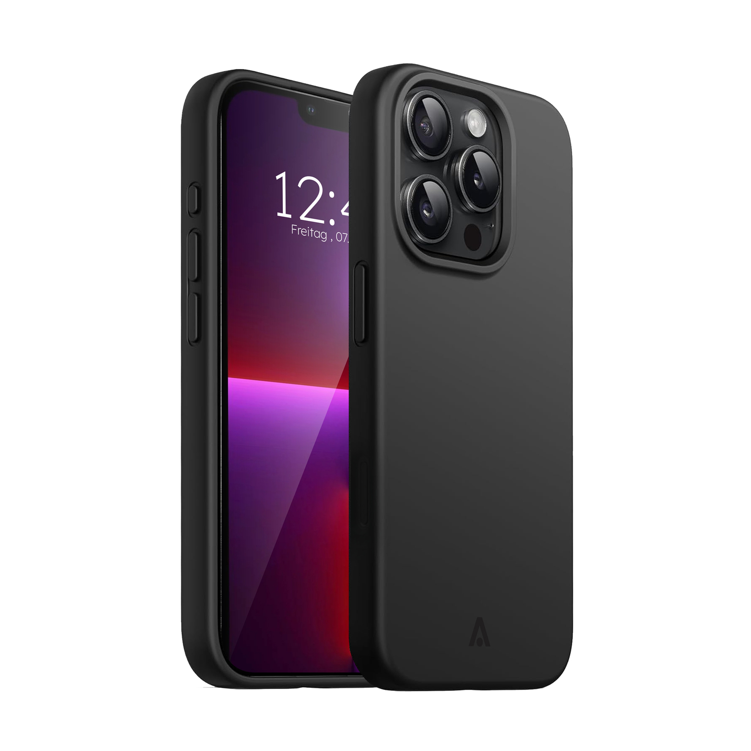 alkaya. | LUCID Silikon Case kompatibel mit Magsafe schwarz, iPhone 13 Pro Max