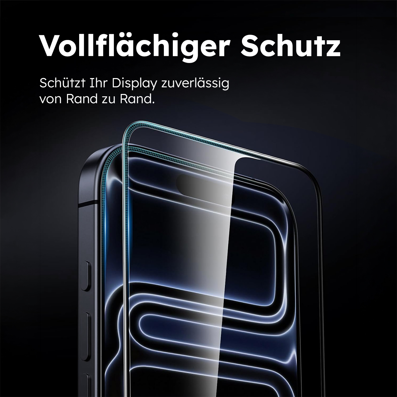 alkaya. | 2 In 1 A Shield | Displayschutzglas + Kameraschutzglas transparent, iPhone 17 Pro Max/18 Pro Max