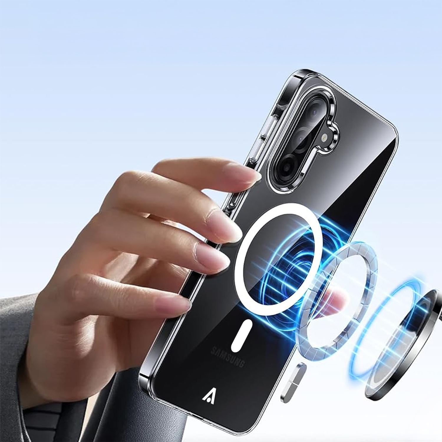 alkaya. | LUCID Clear Case kompatibel mit Magsafe, Samsung A57 transparent