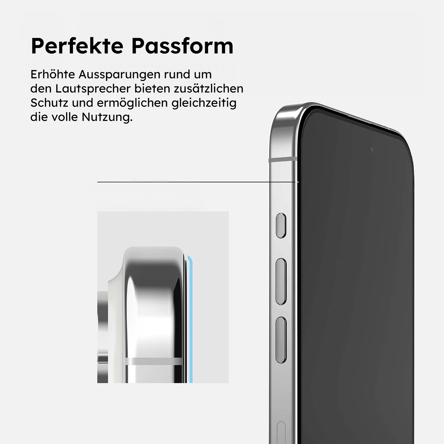 alkaya. | A Shield | Displayschutzglas | 3D Full Cover transparent, iPhone 16 Pro Max