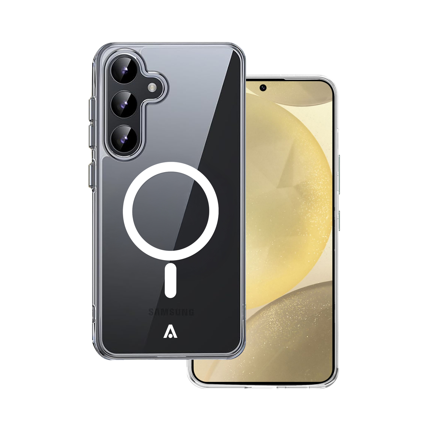 alkaya. | LUCID Clear Case kompatibel mit Magsafe transparent, Samsung S24+