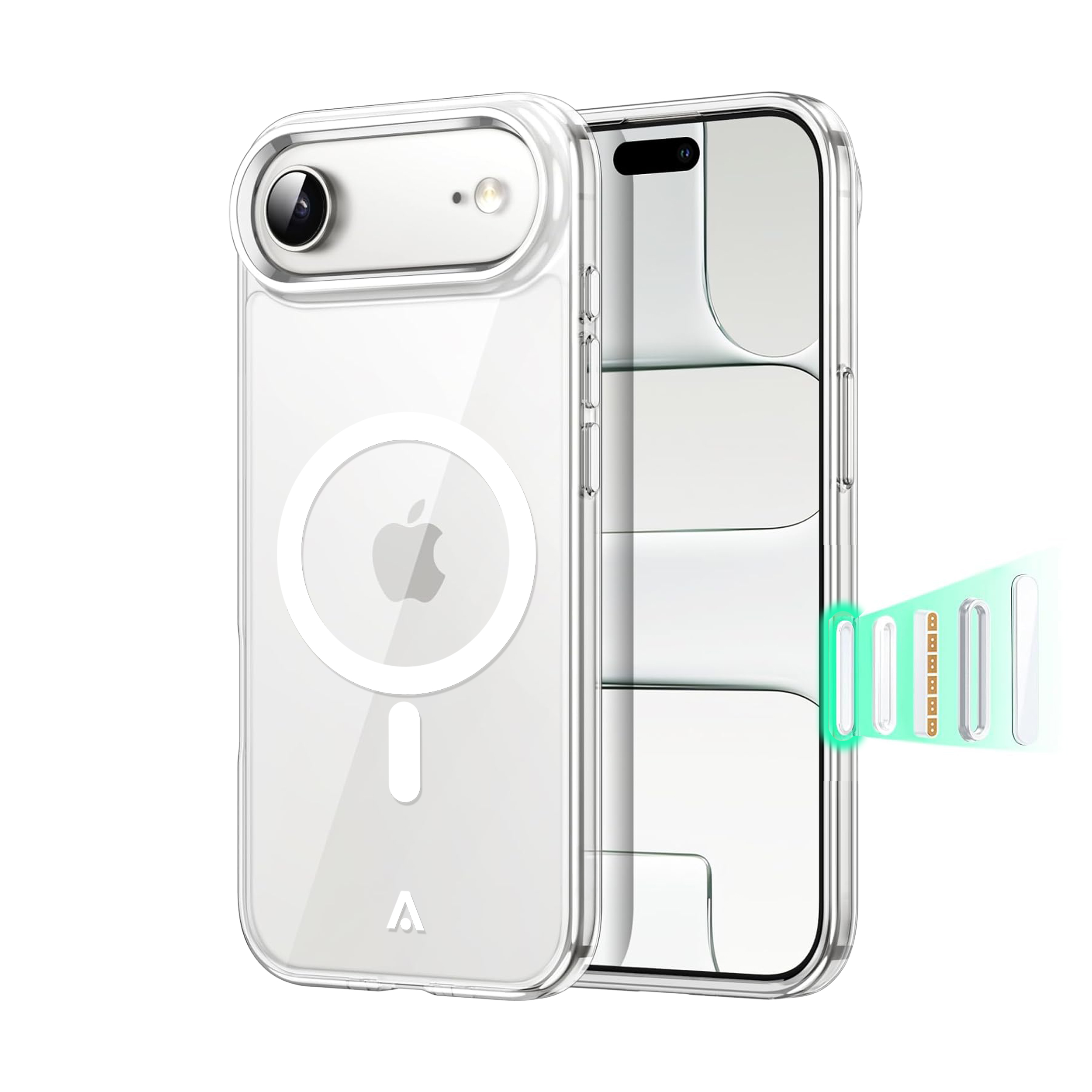 alkaya. | LUCID Clear Case kompatibel mit Magsafe transparent, iPhone 17 Air