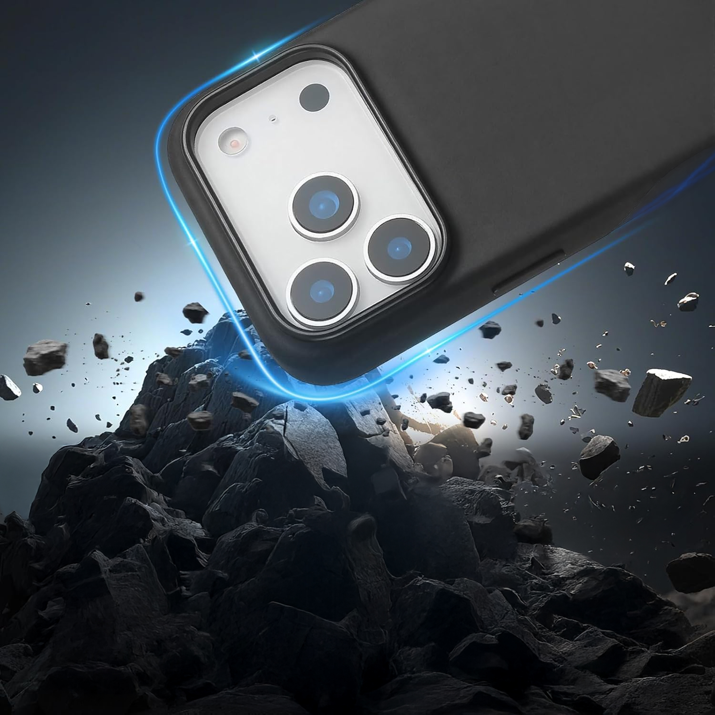 alkaya. | LUCID PU-Leder Case kompatibel mit Magsafe schwarz, iPhone 17 Pro