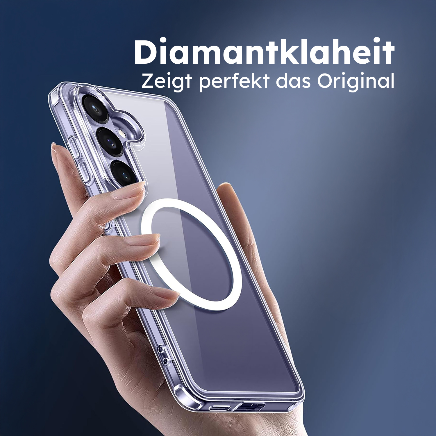 alkaya. | LUCID Clear Case kompatibel mit Magsafe, Samsung S26 transparent