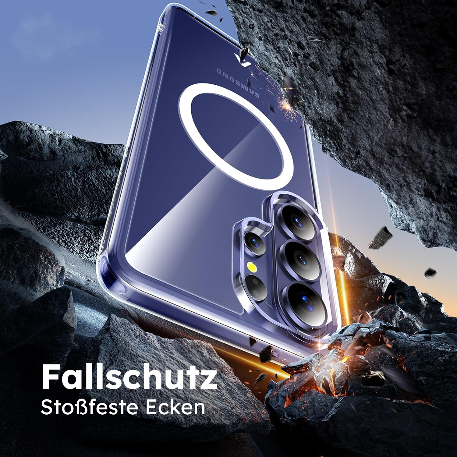 alkaya. | LUCID Clear Case kompatibel mit Magsafe, Samsung S26 Ultra transparent