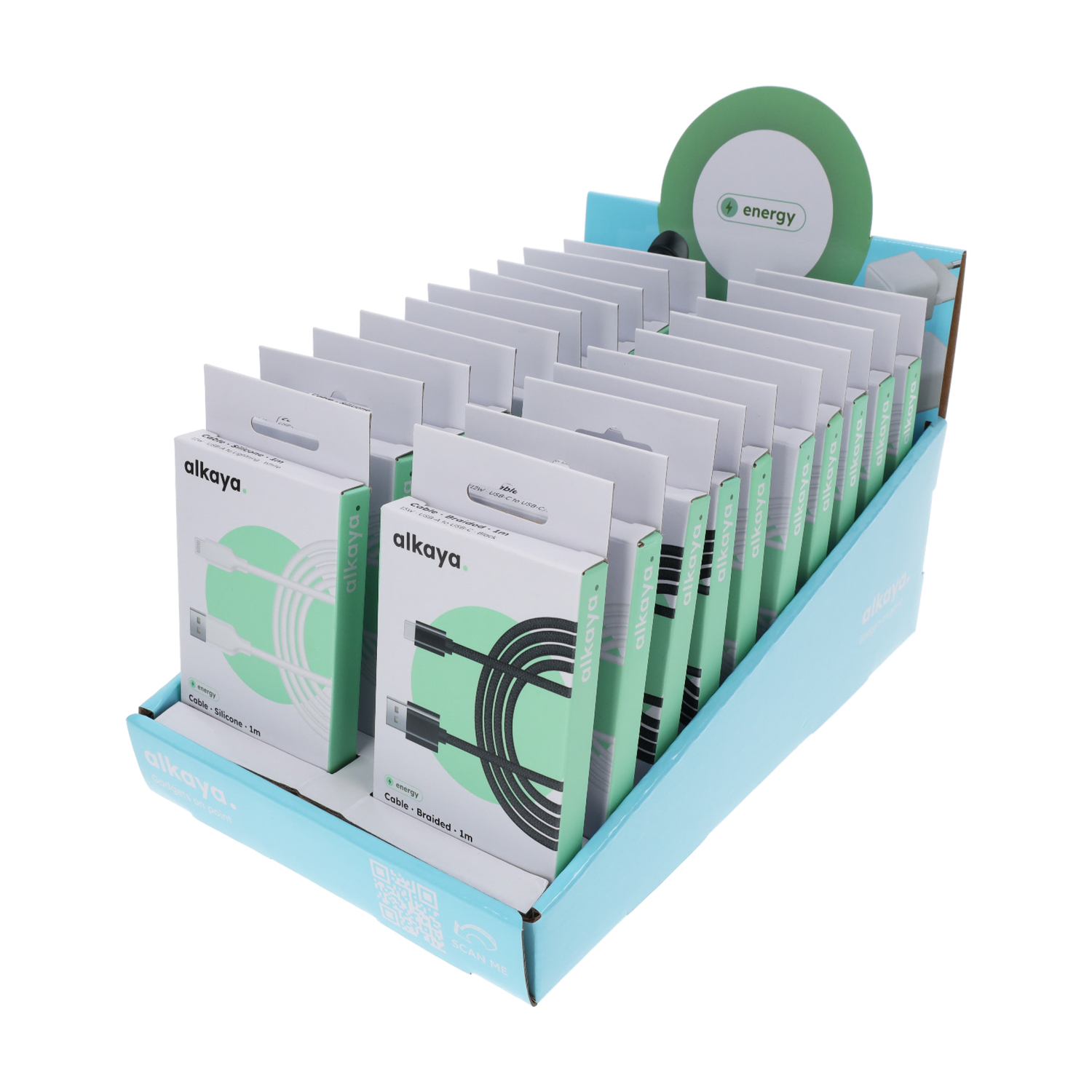 alkaya. | Theken Displays  | Energy / Gadget  | klein grün / gelb