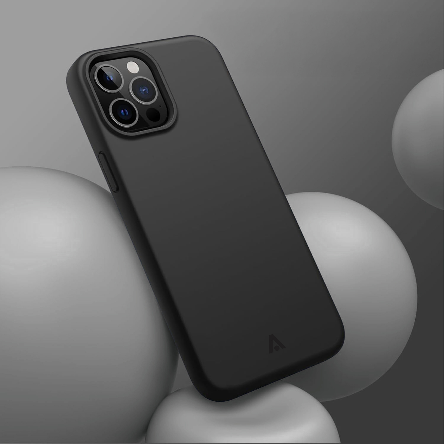 alkaya. | LUCID Silikon Case kompatibel mit Magsafe schwarz, iPhone 15 Pro