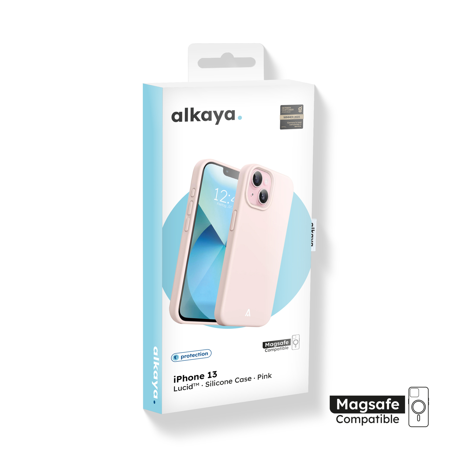 alkaya. | LUCID Silikon Case kompatibel mit Magsafe  pink, iPhone 13