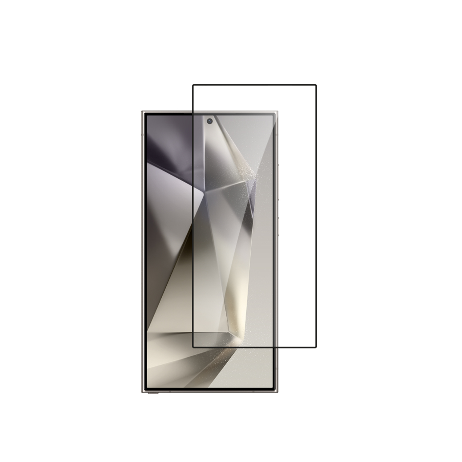 alkaya. | A Shield | Displayschutzglas | 3D Full Cover transparent, Samsung Galaxy S24 Ultra