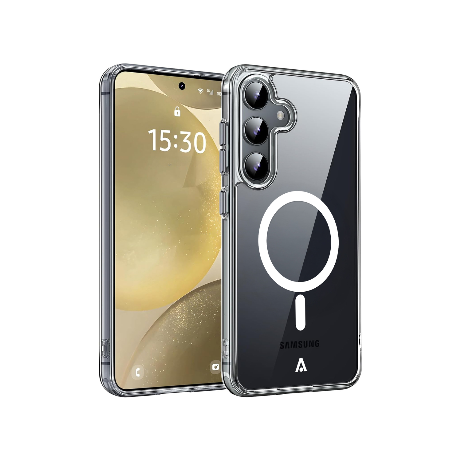 alkaya. | LUCID Clear Case kompatibel mit Magsafe transparent, Samsung S24