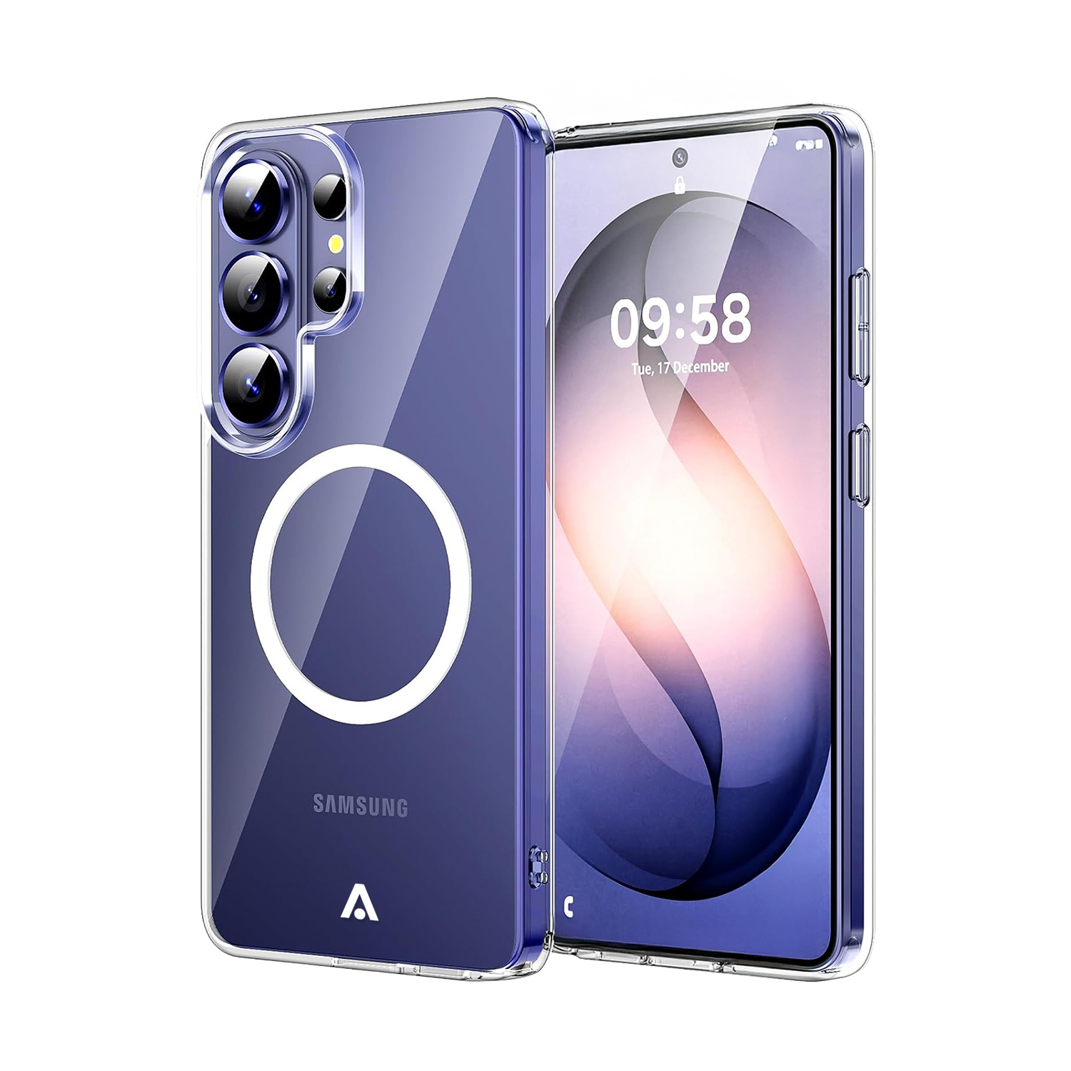 alkaya. | LUCID Clear Case kompatibel mit Magsafe, Samsung S26 Ultra transparent