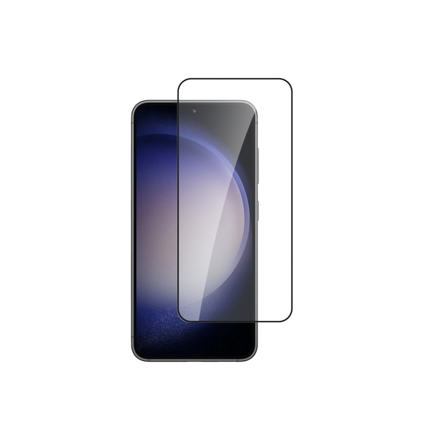 alkaya. | A Shield | Displayschutzglas | 3D Full Cover transparent, Samsung Galaxy S 23