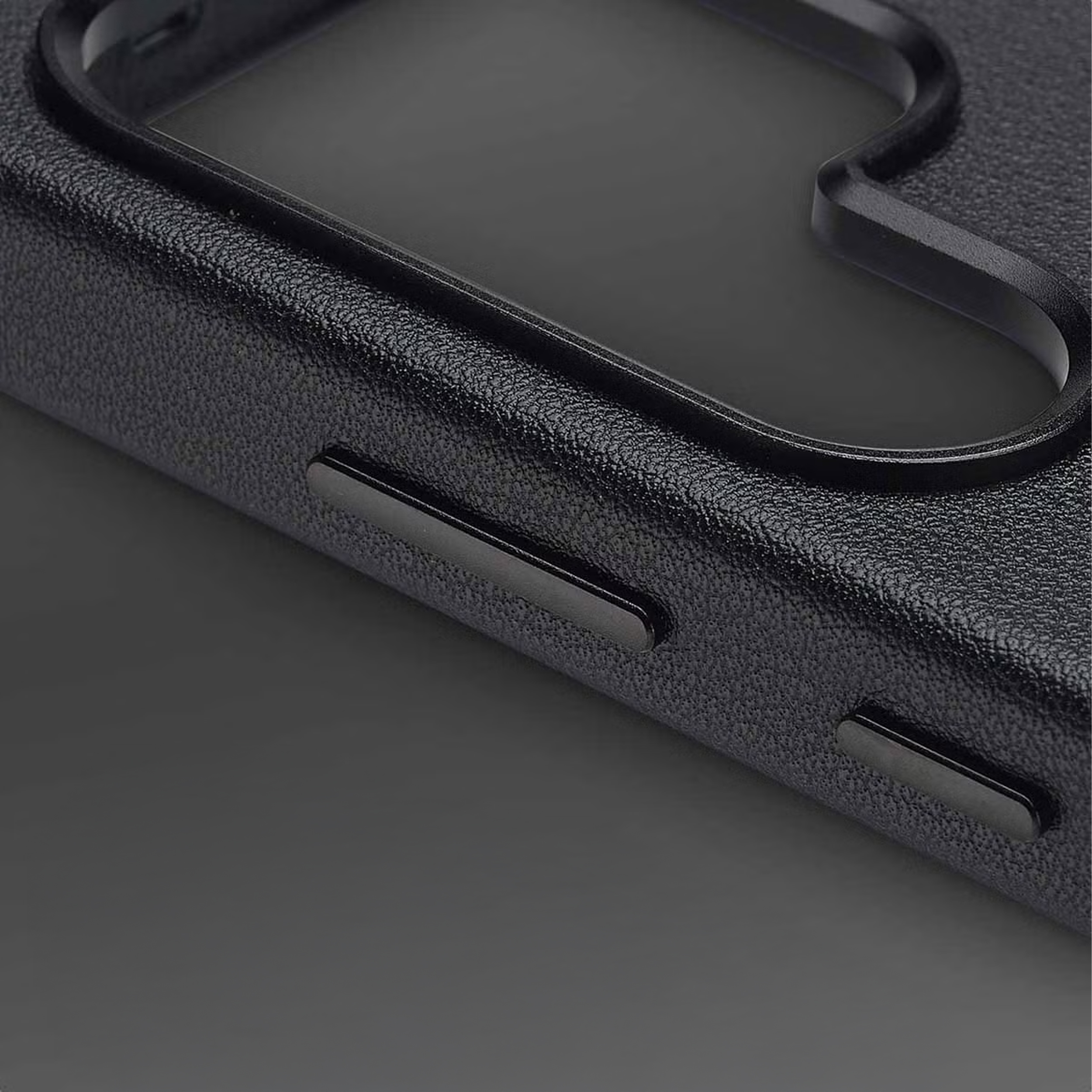 alkaya. | LUCID Pu Leather Case kompatibel mit Magsafe schwarz, Samsung S23 Ultra