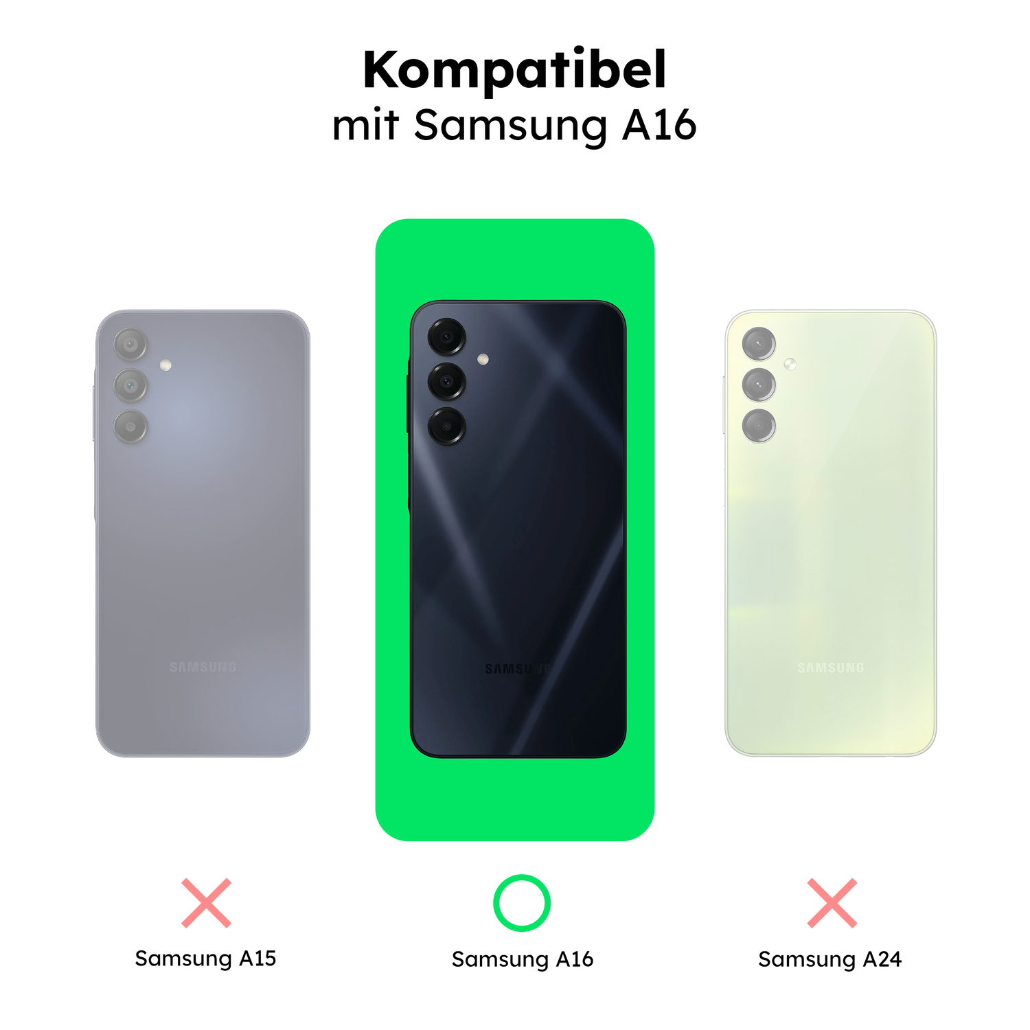 alkaya. | LUCID Handy Schutzhülle Clear Case Samsung A16