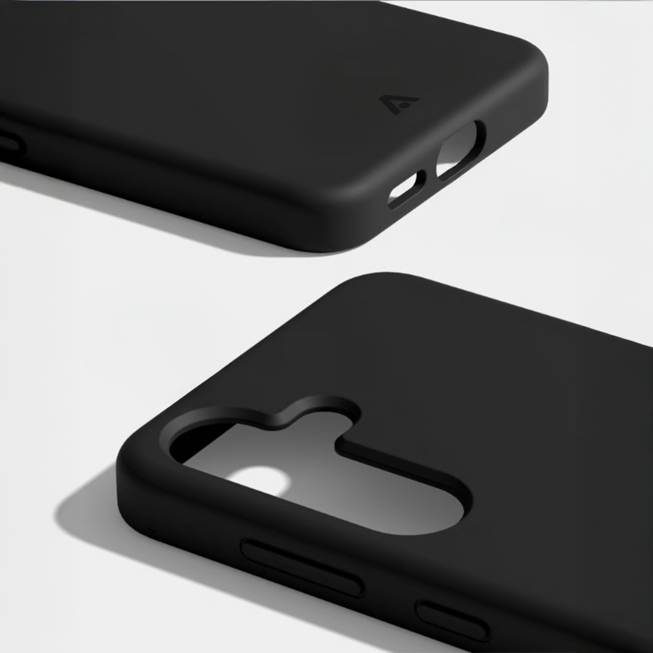 alkaya. | LUCID Silikon Case kompatibel mit Magsafe  schwarz, Samsung S24