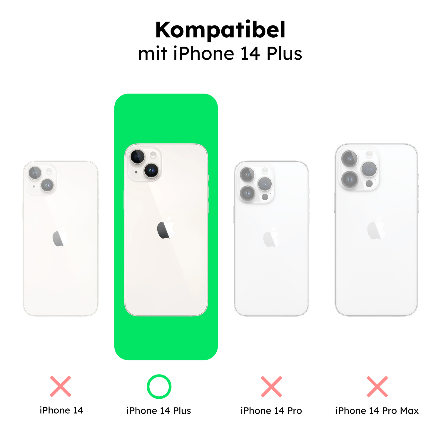 alkaya. | LUCID Silikon Case kompatibel mit Magsafe mint grün, iPhone 14 Plus