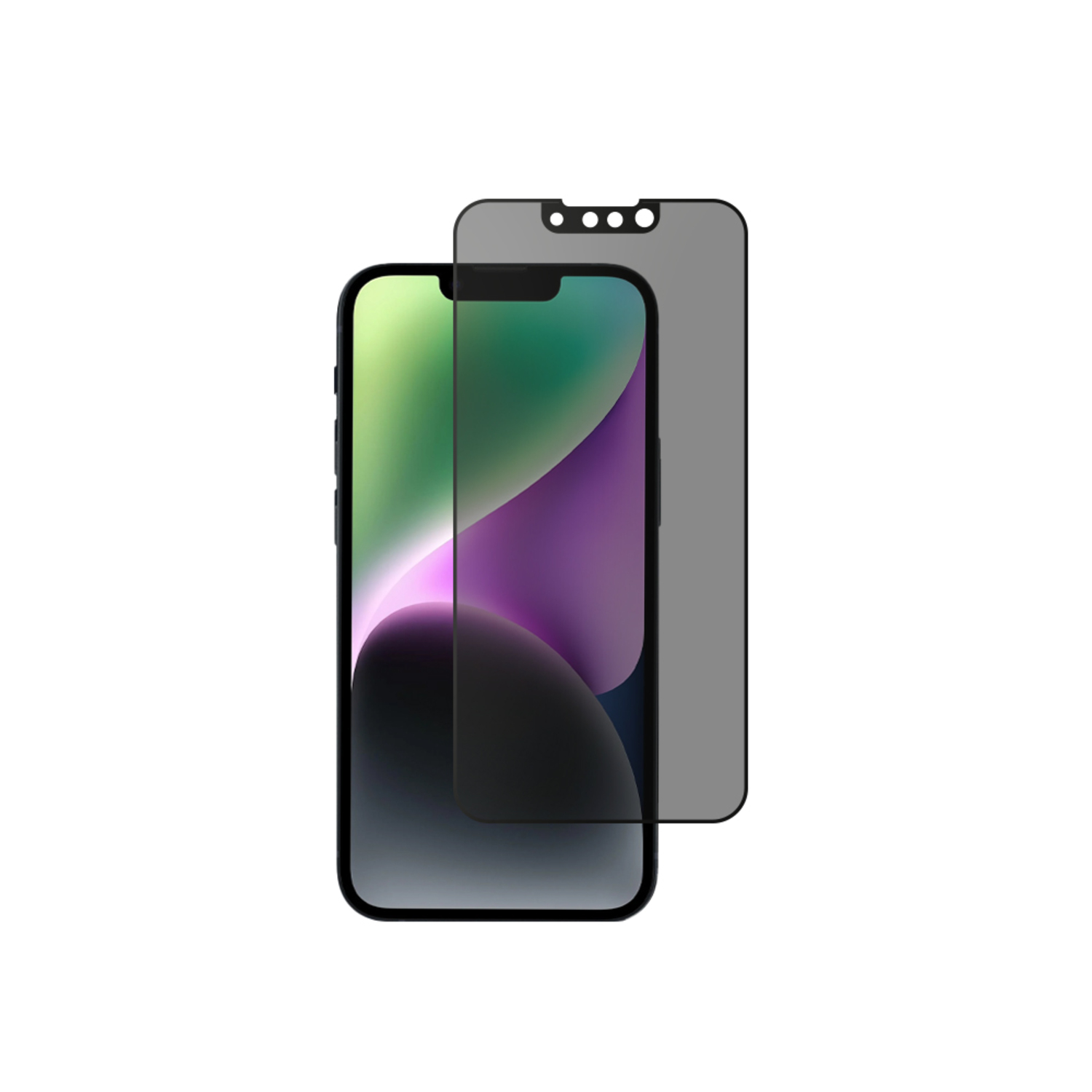 alkaya. | A Shield | Display-Sichtschutzglas | 3D Full Cover | Privacy, iPhone 13/13Pro/14