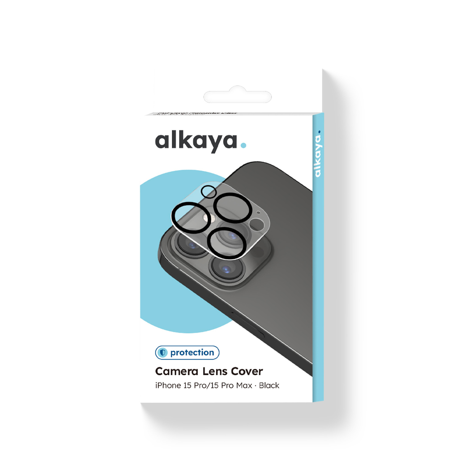 alkaya. | Lens Shield | Kameraschutzglas, Transparent iPhone 15Pro / 15Pro Max