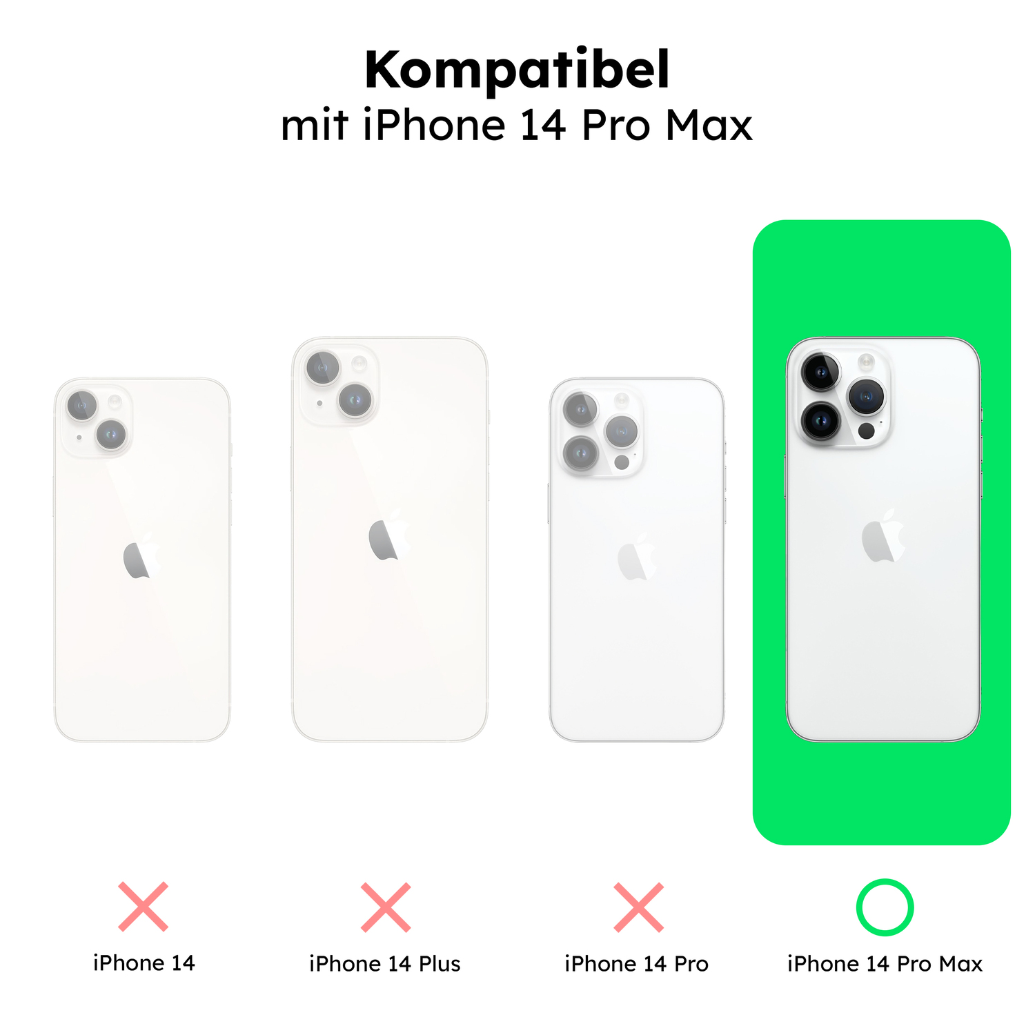 alkaya. | LUCID Clear Case kompatibel mit Magsafe transparent, iPhone 14 Pro Max