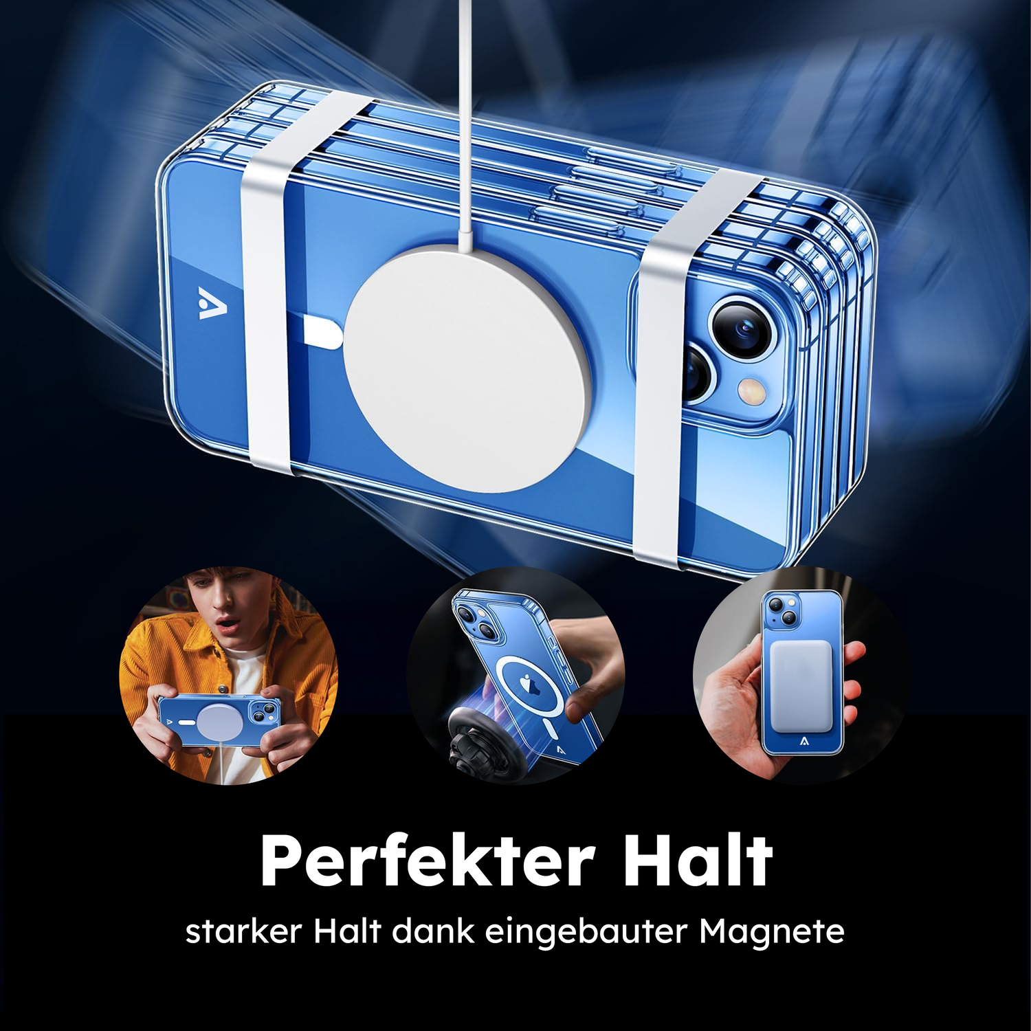 alkaya. | LUCID Clear Case kompatibel mit Magsafe transparent, iPhone 14