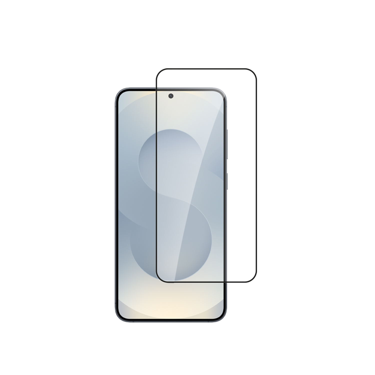 alkaya. | A Shield | Displayschutzglas | 3D Full Cover transparent, Samsung S24+ / S25+