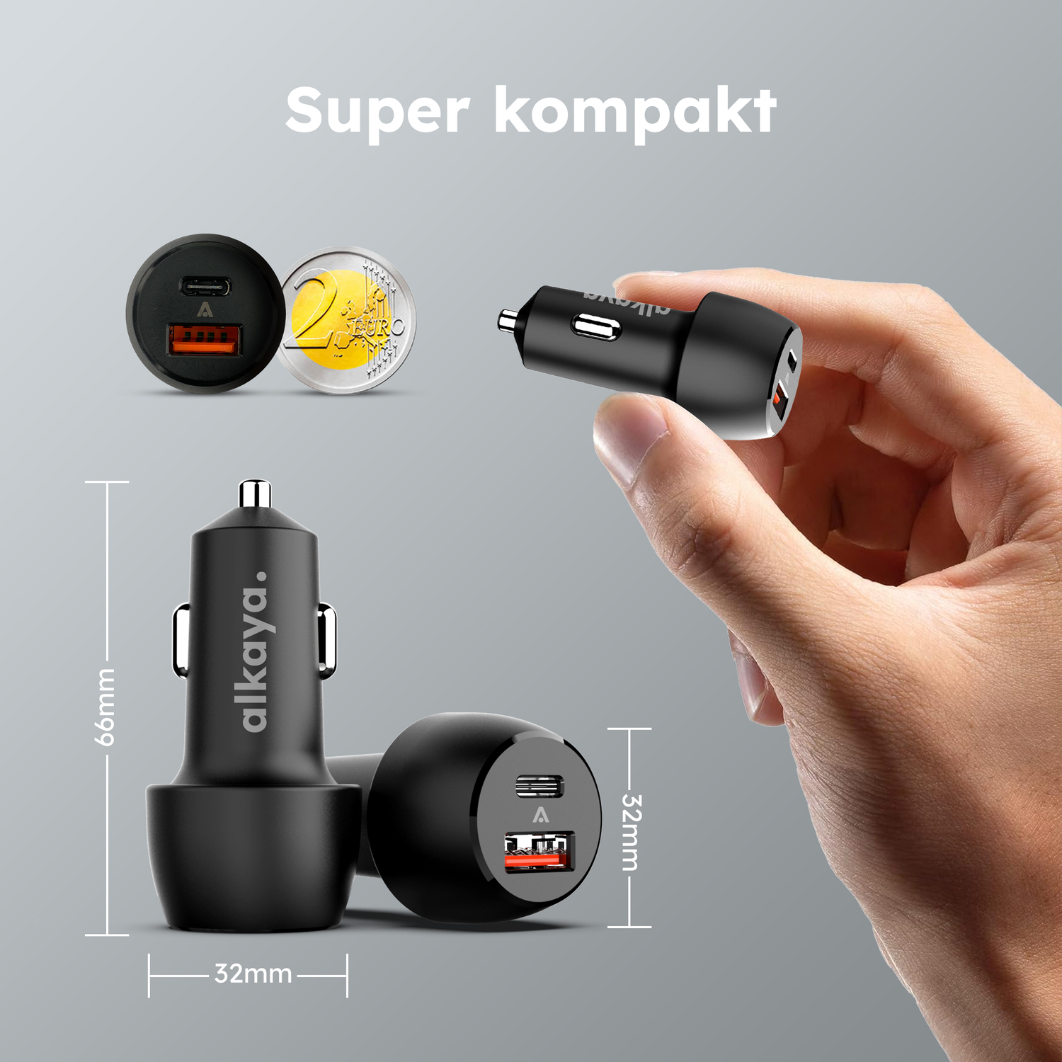 alkaya. | Nexus KFZ schnellladegerät für Zigaretten Anzünder / 12 Volt Anschluss