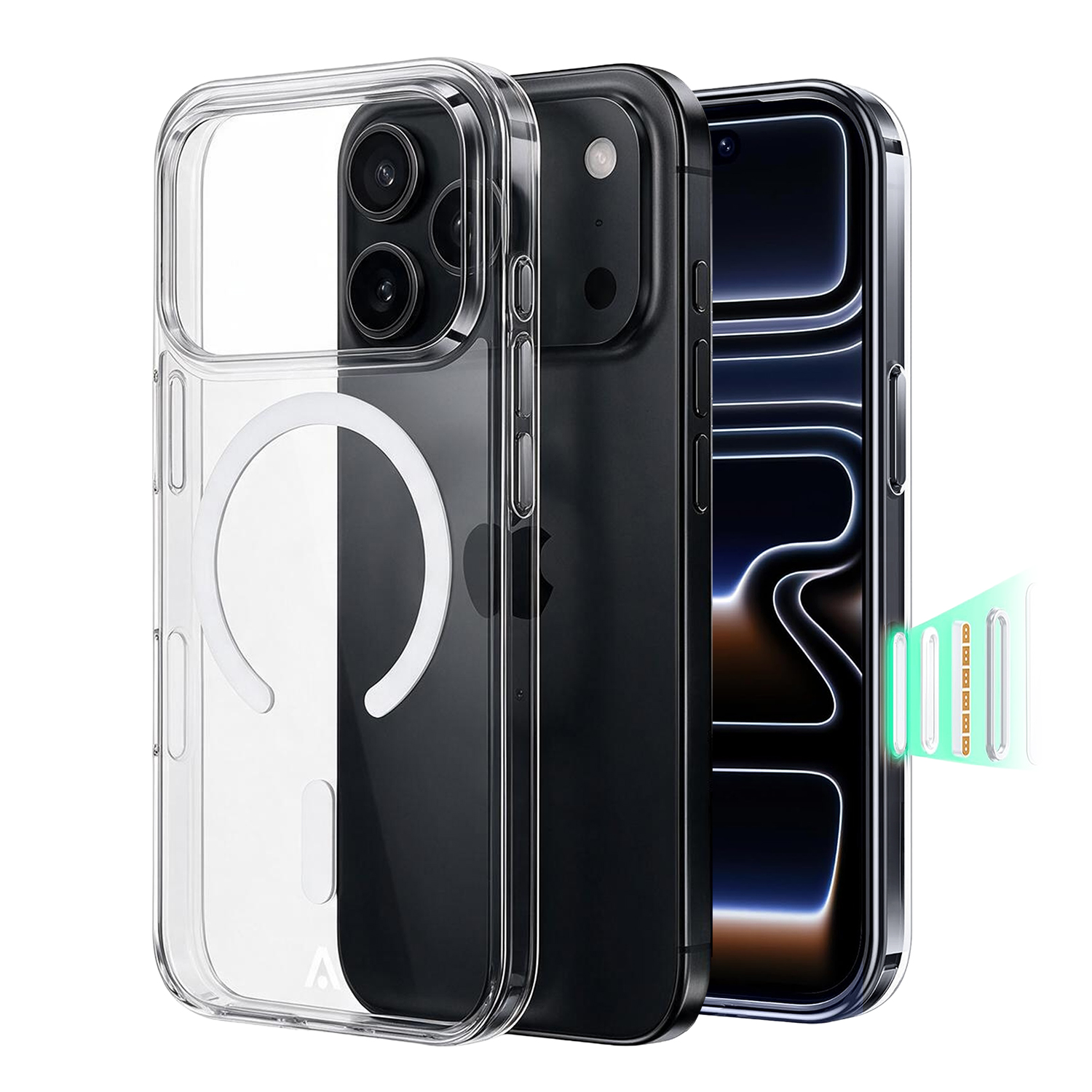 alkaya. | LUCID Clear Case kompatibel mit Magsafe transparent, iPhone 18 Pro