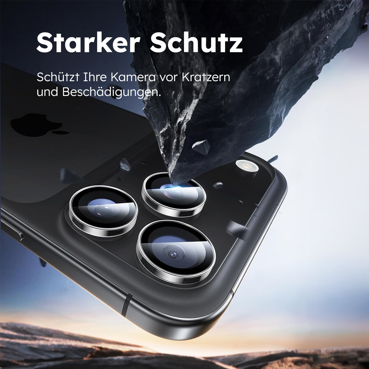 alkaya. | 2 In 1 A Shield | Displayschutzglas + Kamerasschutzglas privacy, iPhone 18 Pro