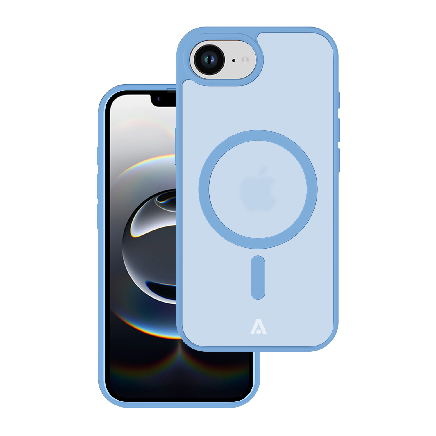 alkaya. | LUCID Protect Case kompatibel mit Magsafe  hellblau, iPhone 16e